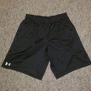 Under Armour Pocket Black Basketball Shorts Large